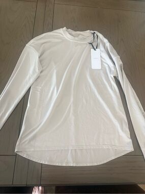 Varley Long Sleeve Tee in oat